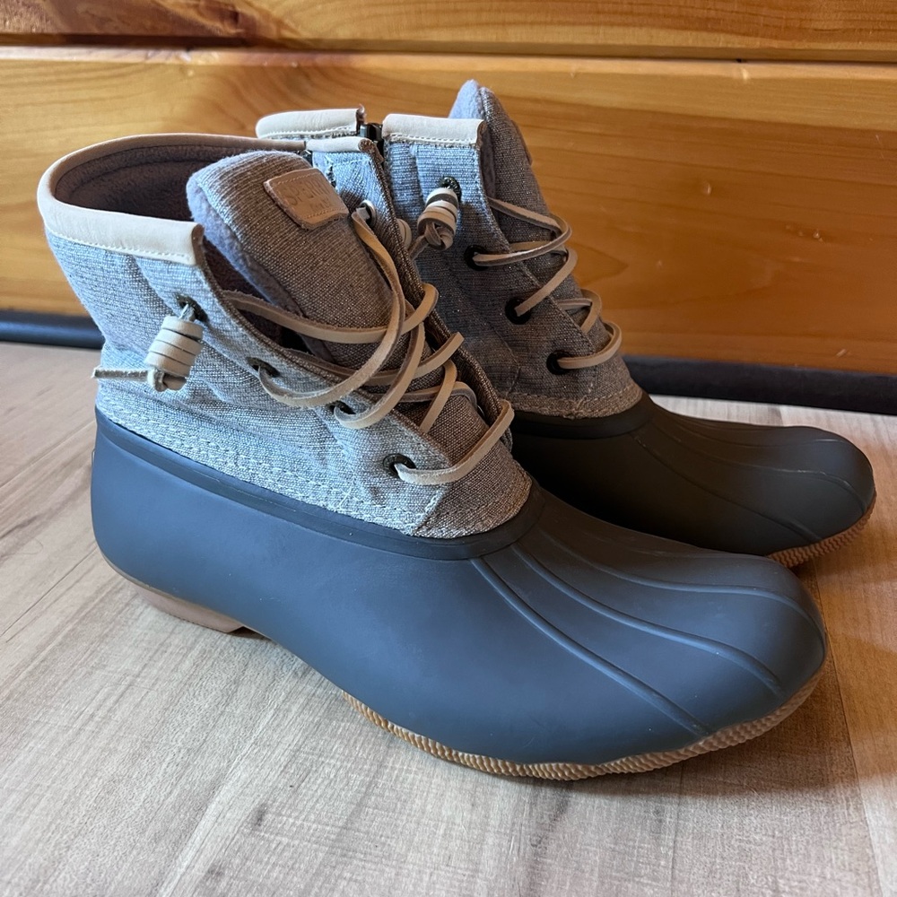 Sperry Weatherproof Rubber Boot Sparkly
